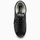 BLACK LEATHER SUPERSTAR SNEAKERS Golden Goose