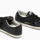 BLACK LEATHER SUPERSTAR SNEAKERS Golden Goose