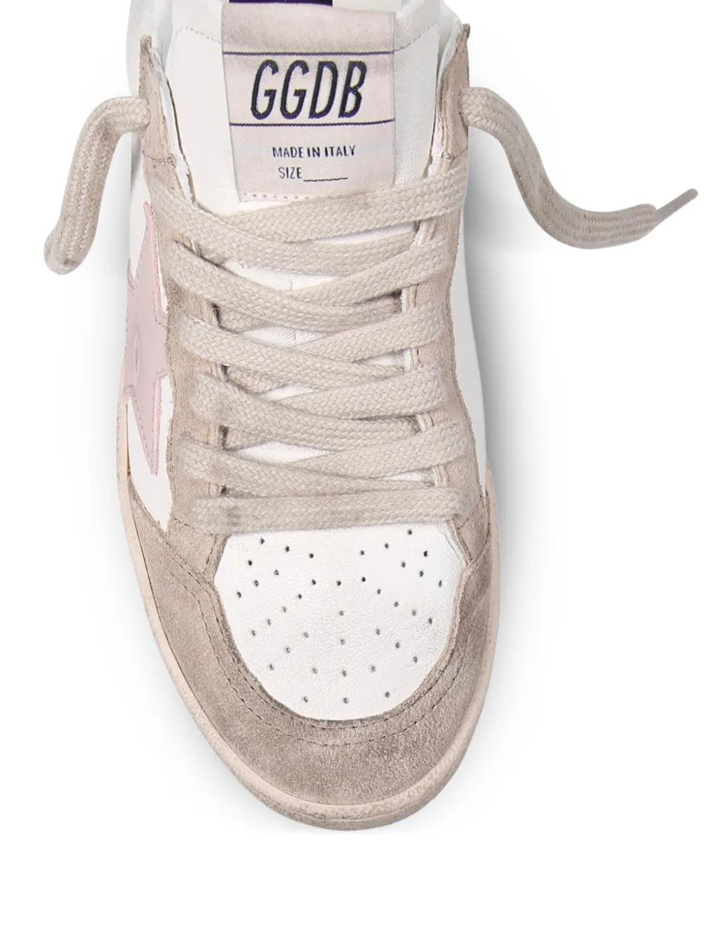 BALL STAR SUEDE PANEL STAR SNEAKERS Golden Goose