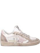 BALL STAR SUEDE PANEL STAR SNEAKERS Golden Goose WHITE/PINK/BEIGE 39