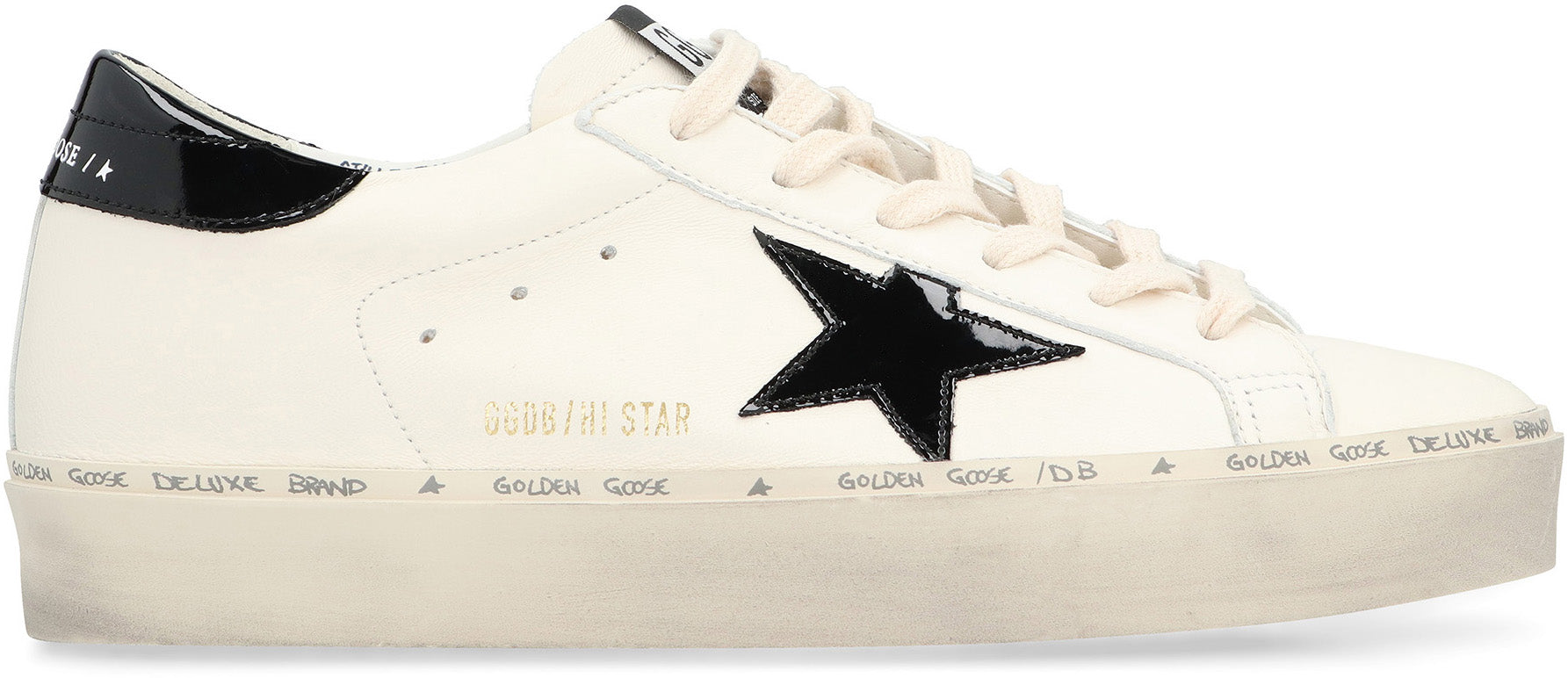 HI STAR LEATHER LOW-TOP SNEAKERS Golden Goose