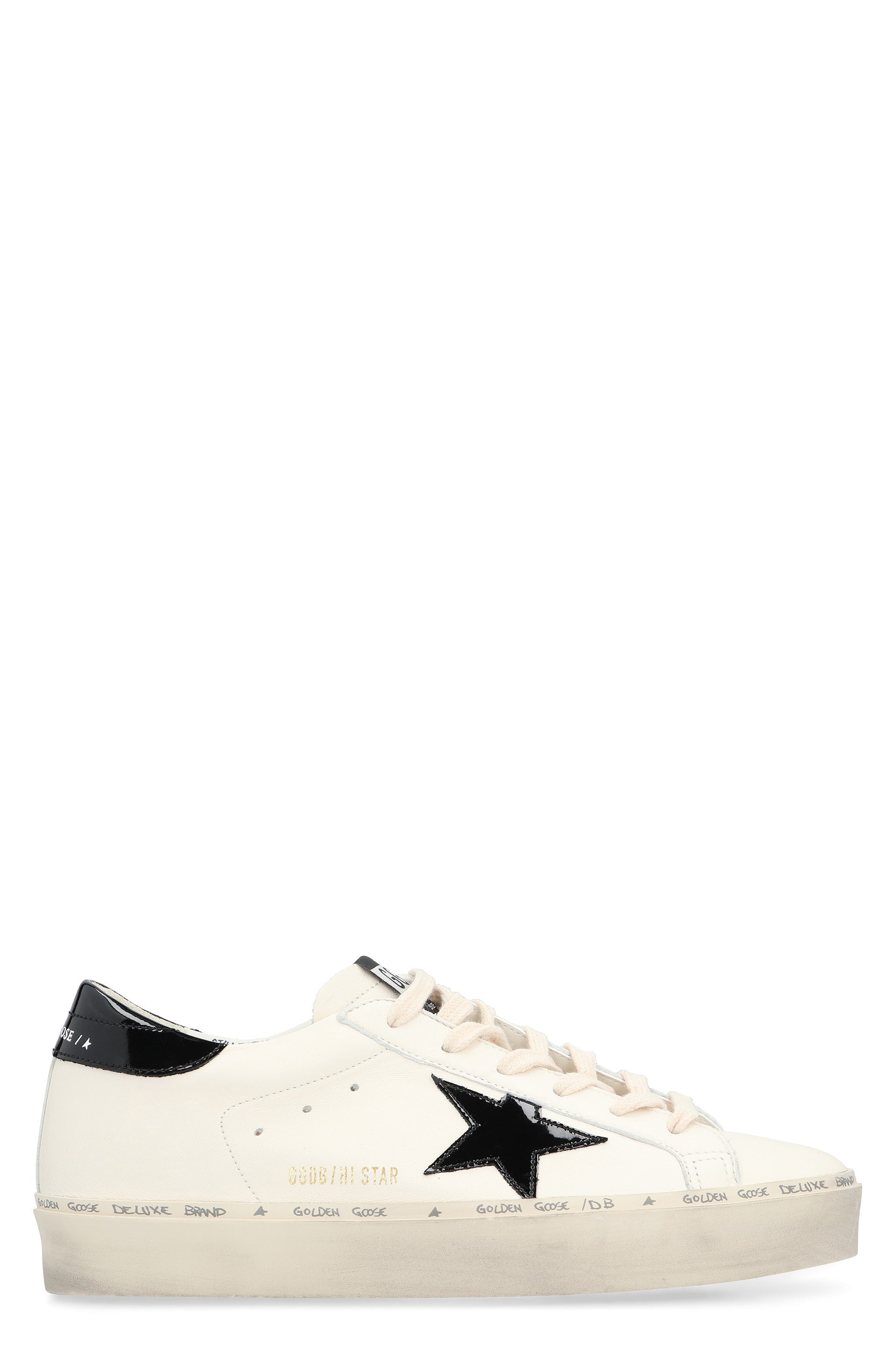 HI STAR LEATHER LOW-TOP SNEAKERS Golden Goose White 35