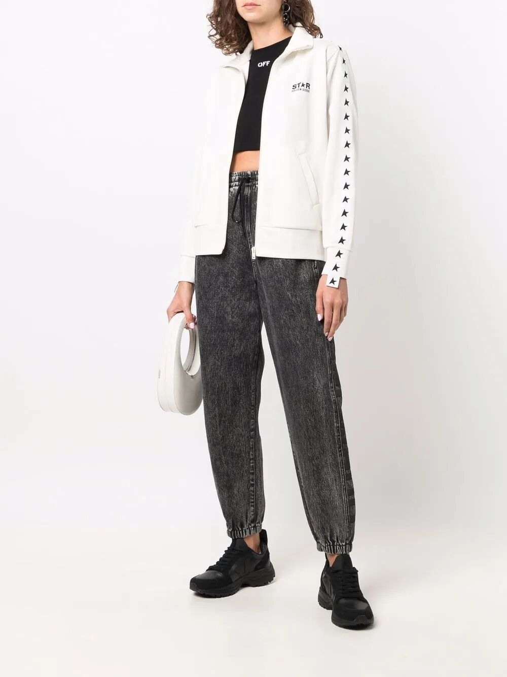 STAR PRINT SWEAT JACKET Golden Goose