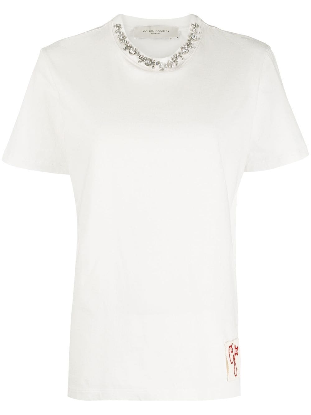 EMBROIDERED COTTON T-SHIRT