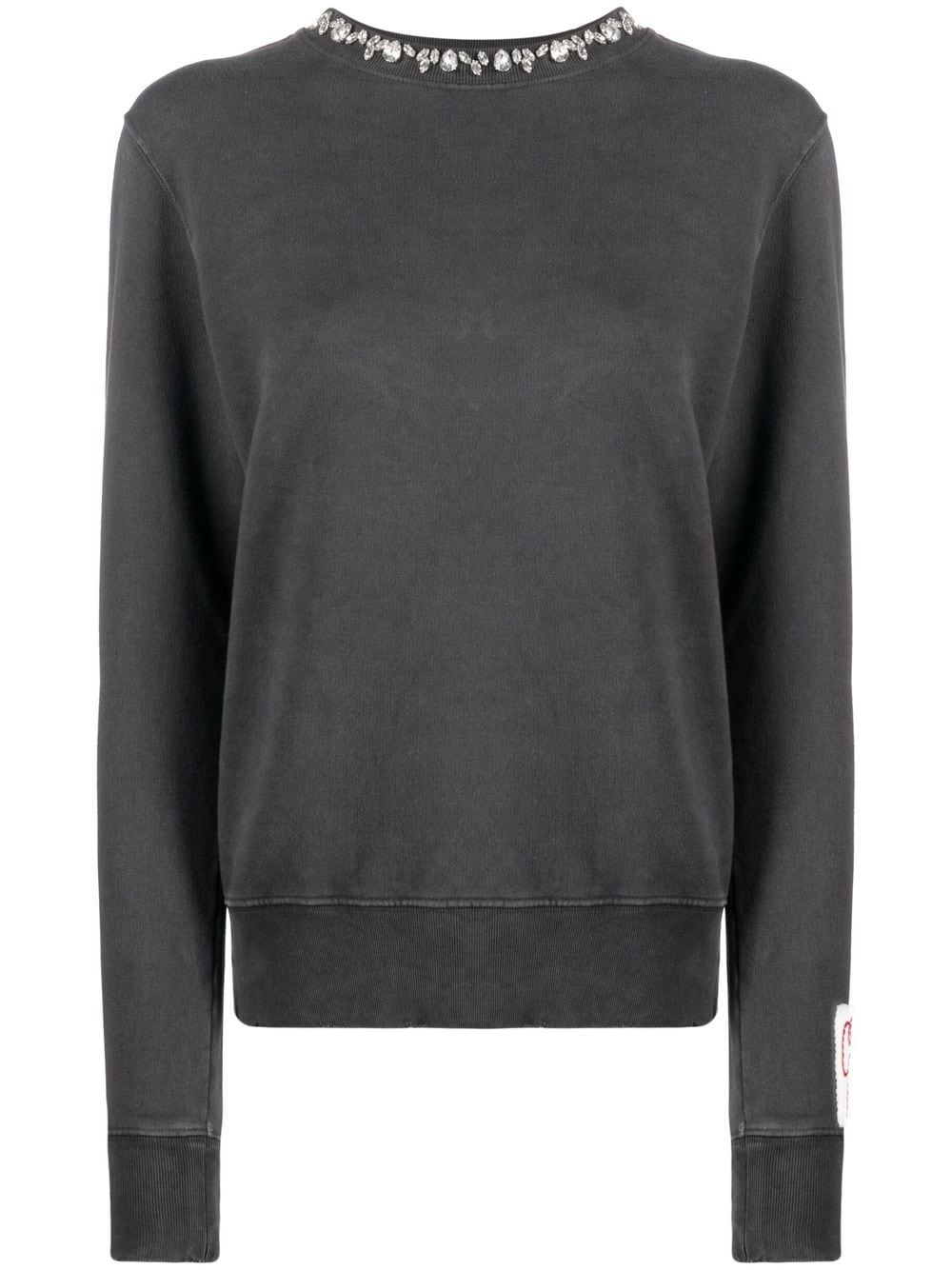 COTTON CREWNECK SWEATSHIRT Golden Goose GREY XS