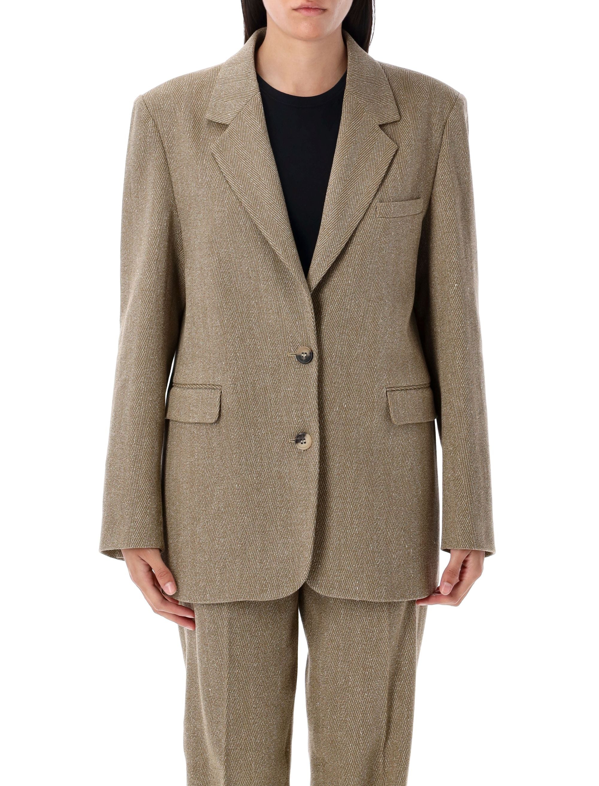 SINGLE BREASTED BLAZER Golden Goose GOLDEN BROWN 40