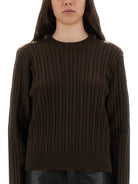 WOOL SWEATER WITH BUTTON DETAIL Golden Goose