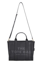 BLACK LEATHER MEDIUM THE TOTE BAG HANDBAG Marc Jacobs