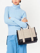 TWO-TONE LEATHER MEDIUM THE TOTE BAG SHOPPING BAG Marc Jacobs