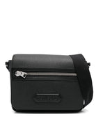 BLACK LEATHER SMALL TRAVELLER CROSSBODY BAG Tom Ford BLACK TU