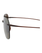 Maui Jim square-frame sunglasses, temple detail view