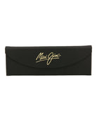 Square nylon sunglasses with polarized lenses by Maui Jim, overhead view