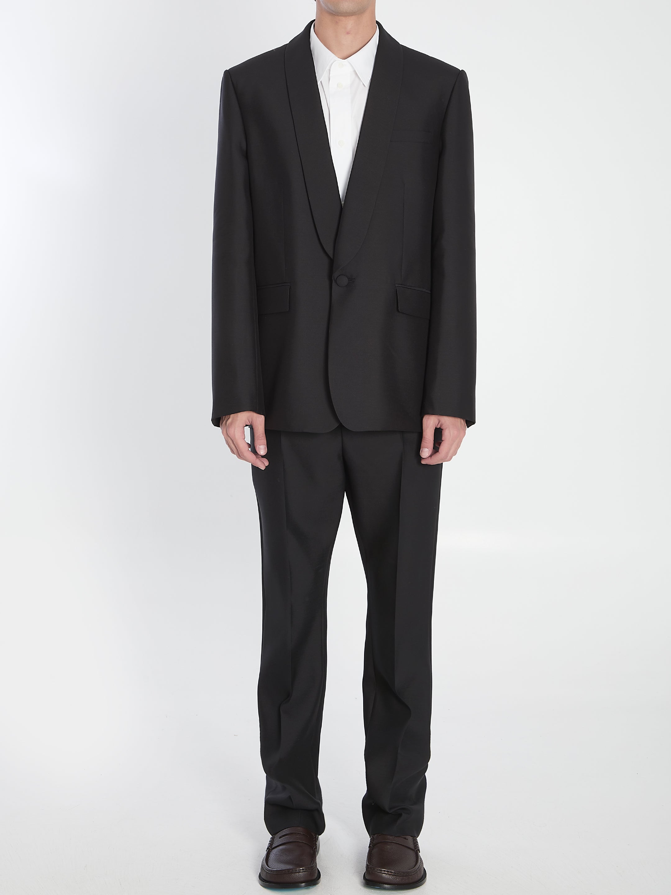 WOOL AND SILK JACKET LOEWE
