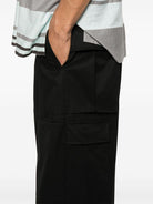 COTTON AND SILK CARGO TROUSERS LOEWE