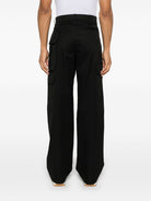 COTTON AND SILK CARGO TROUSERS LOEWE