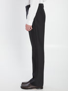 TAILORED WOOL AND SILK TROUSERS LOEWE