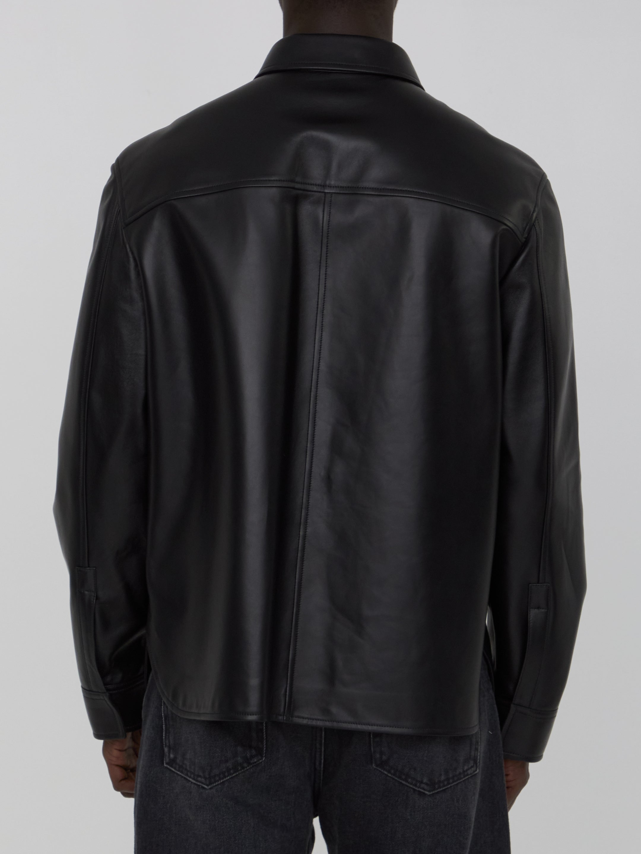 OVERSHIRT IN LAMBSKIN NAPPA LOEWE