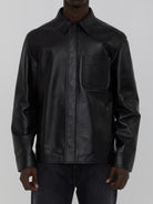 OVERSHIRT IN LAMBSKIN NAPPA LOEWE BLACK 50
