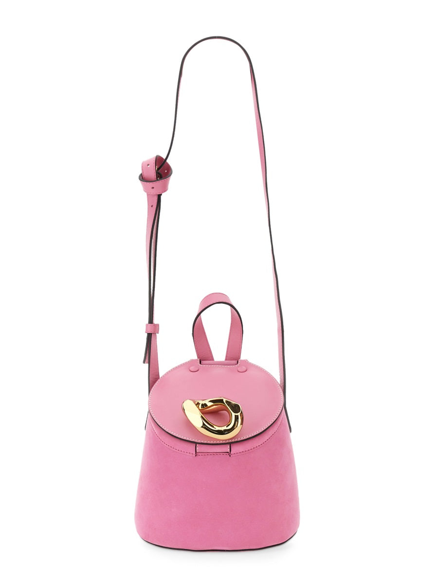 BORSA LID BUCKET Jw Anderson PINK UNI