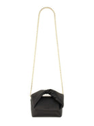 BLACK LEATHER SMALL TWISTER HANDBAG Jw Anderson