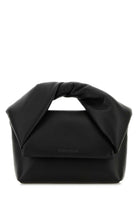 BLACK LEATHER SMALL TWISTER HANDBAG Jw Anderson BLACK TU