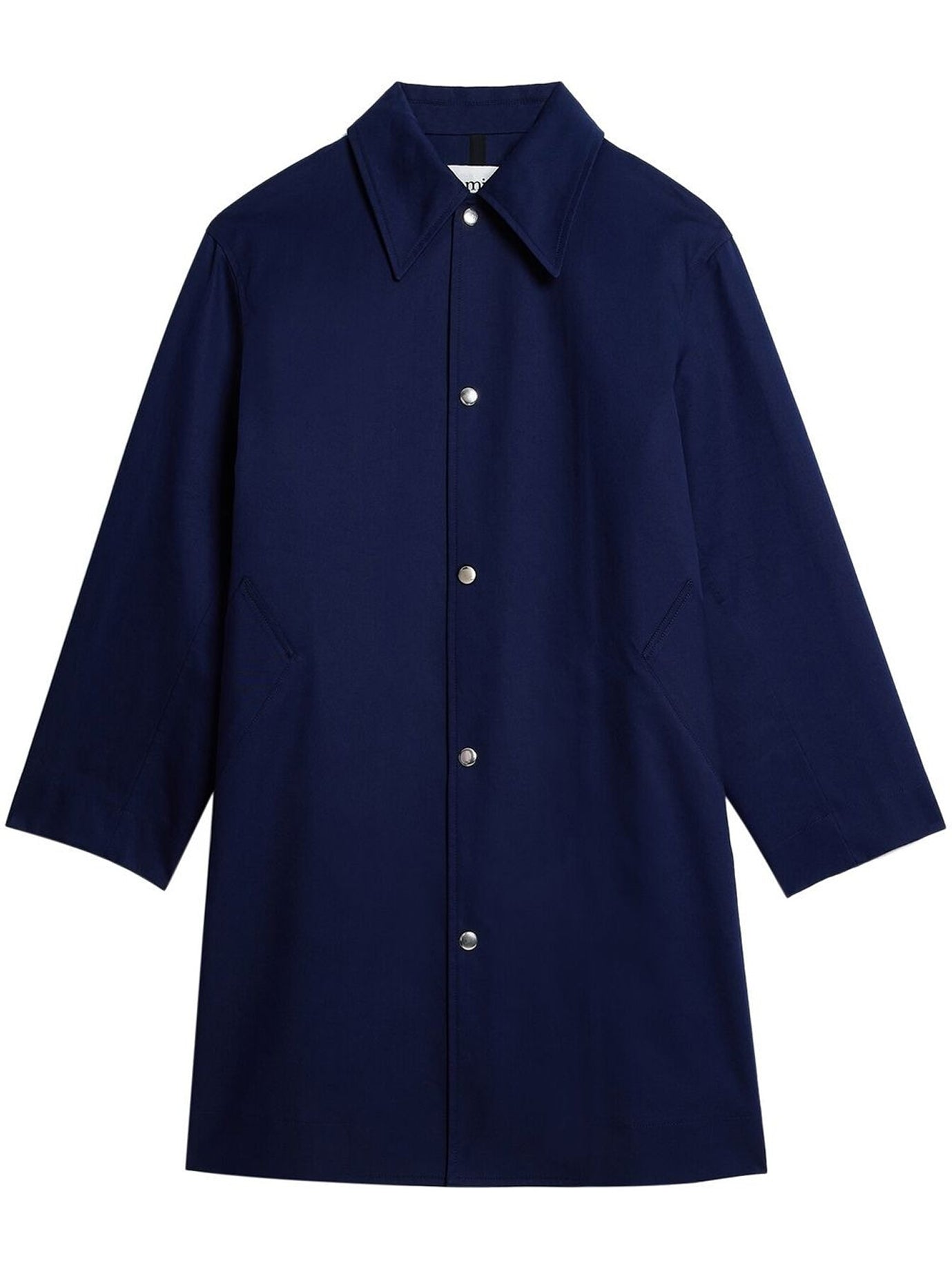 COTTON BLUE COAT AMI Paris BLUE 52