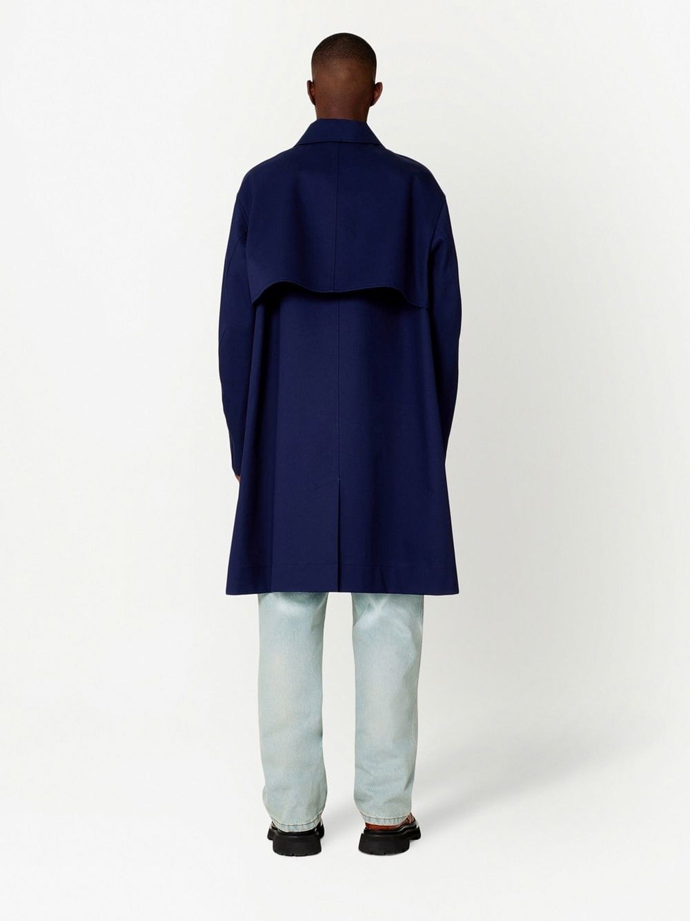 COTTON BLUE COAT AMI Paris