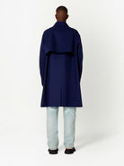 COTTON BLUE COAT AMI Paris