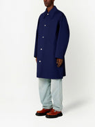 COTTON BLUE COAT AMI Paris