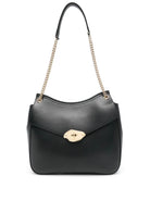 LANA CHAIN SHOULDER HIGH GLOSS LEATHER Mulberry BLACK TU
