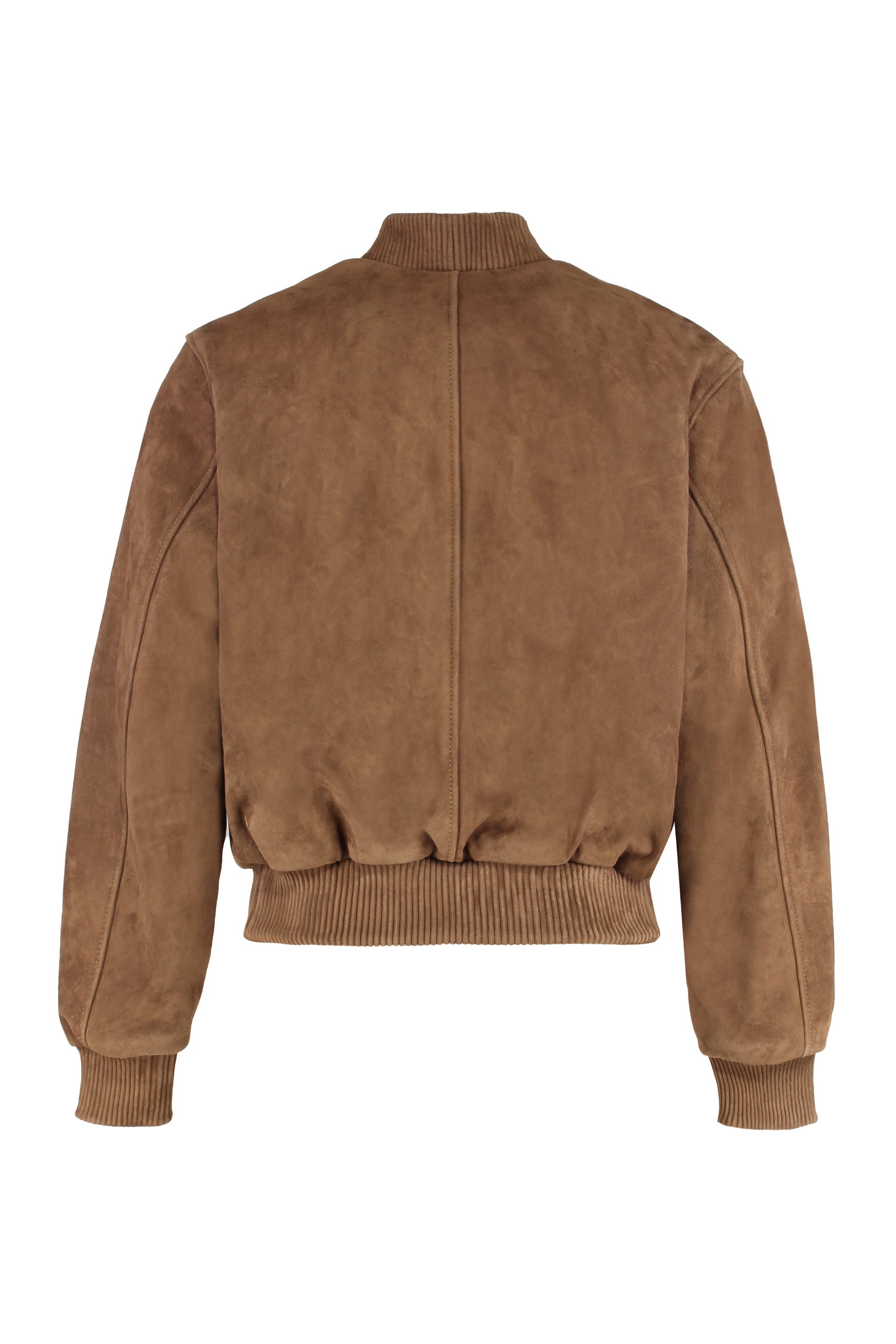 ami paris コーデュロイ ボンバー ジャケット AMI Paris BROWN SUEDE BOMBER JACKET – Lord & Taylor