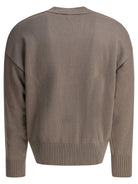 GREY WOOL KNITWEAR AMI Paris