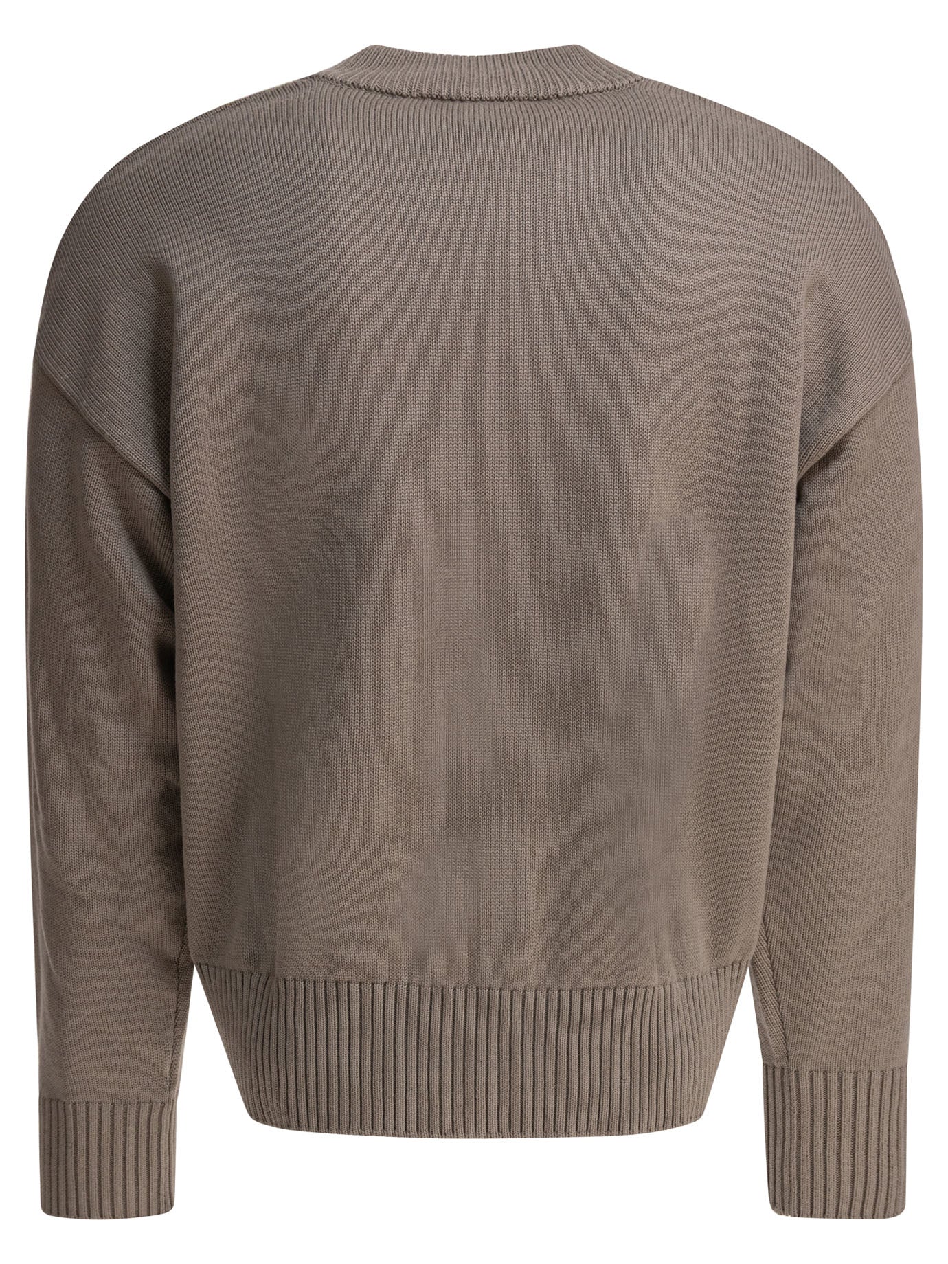 GREY WOOL KNITWEAR AMI Paris