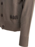 GREY WOOL KNITWEAR AMI Paris