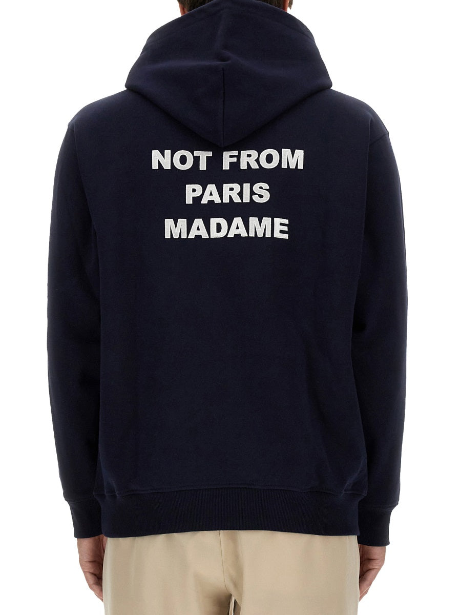 SLOGAN SWEATSHIRT DRÔLE DE MONSIEUR