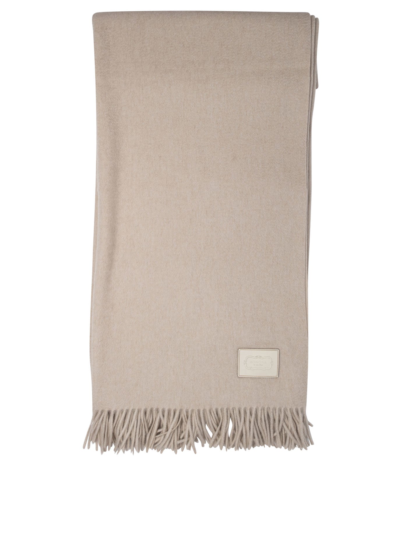 BEIGE WOOL SCARF Agnona BEIGE U