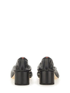 BLACK NAPPA LEATHER HIGH HEELS Aeyde
