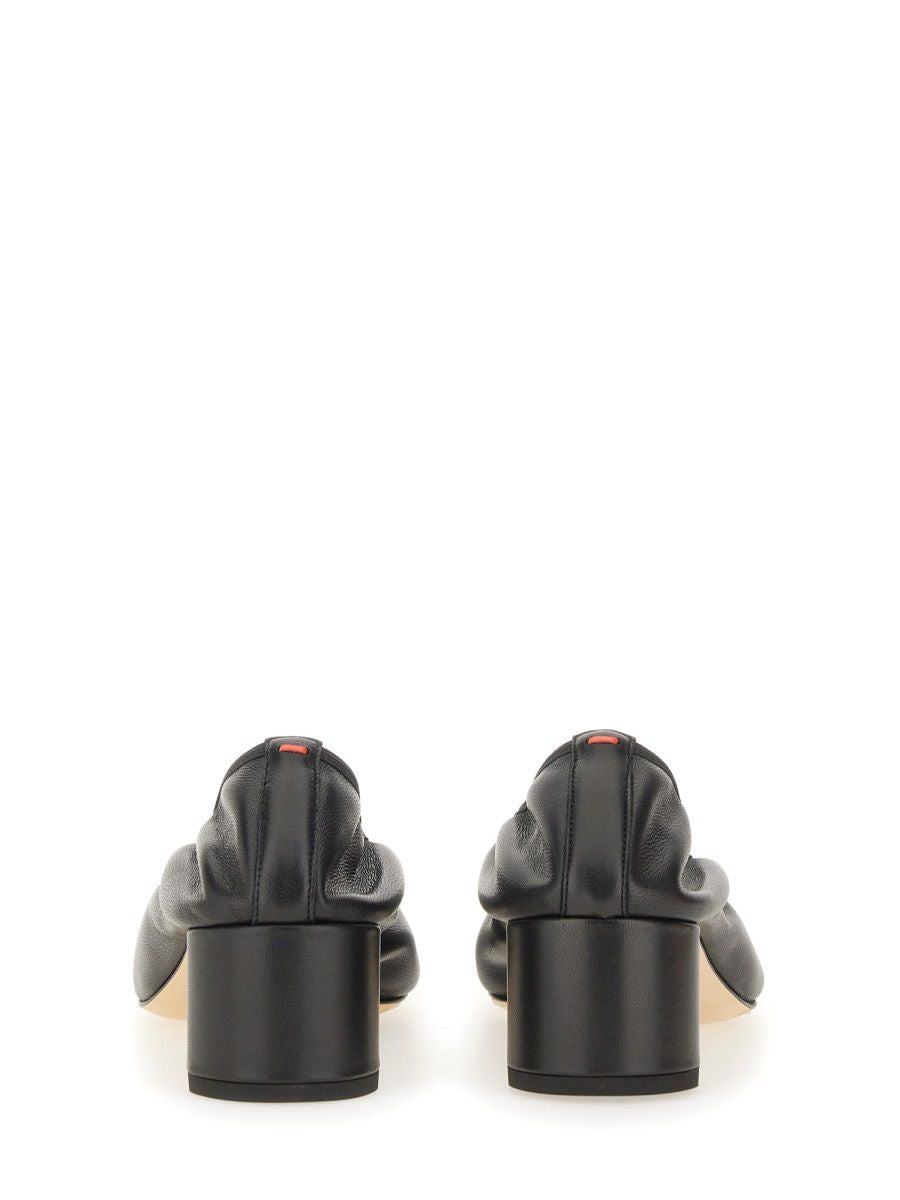 BLACK NAPPA LEATHER HIGH HEELS Aeyde