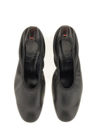 BLACK NAPPA LEATHER HIGH HEELS Aeyde