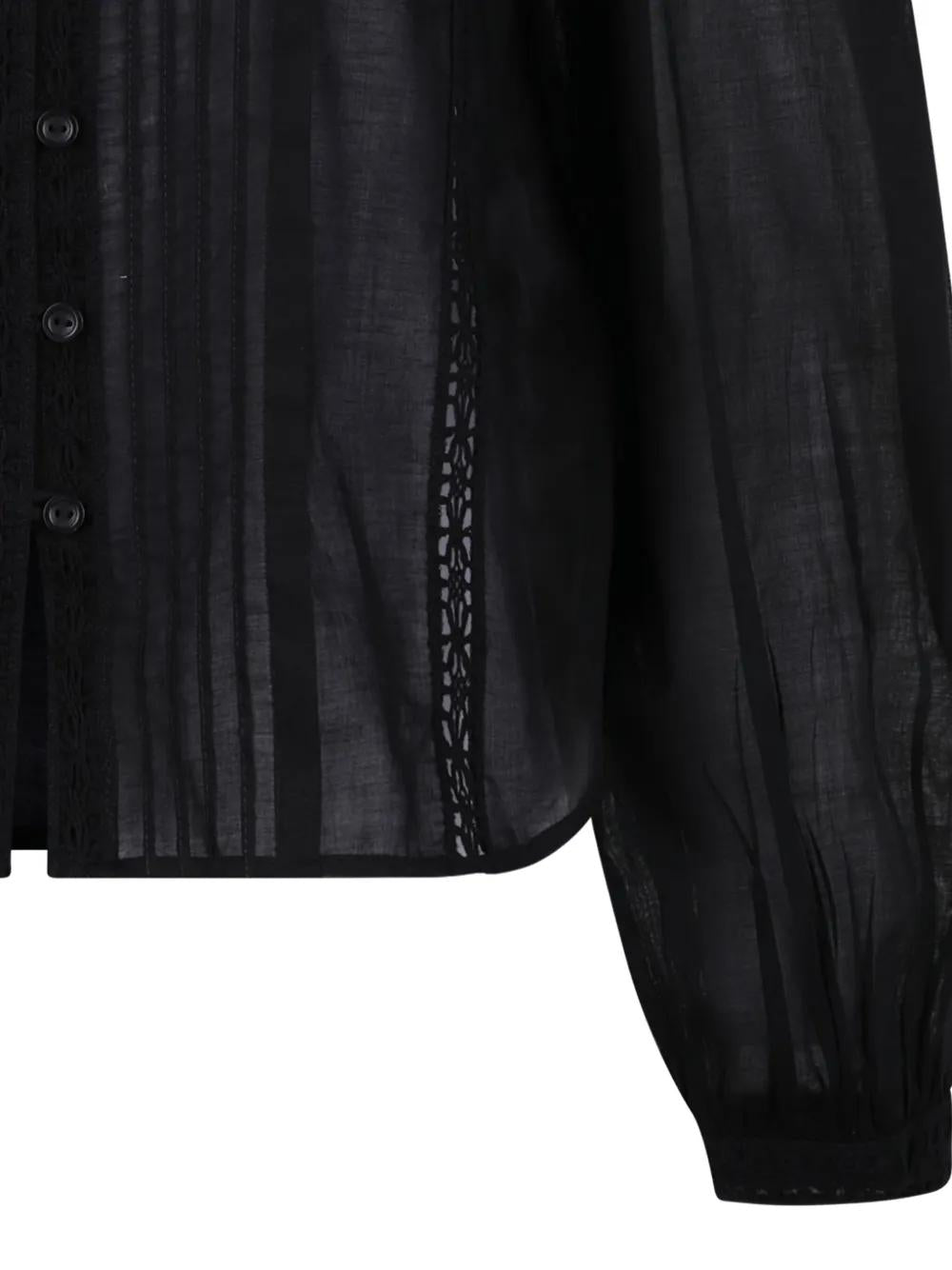 BUTTON SHIRT WITH LACE INSERTS Isabel Marant