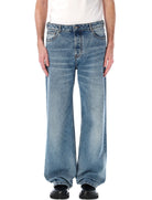 JEANS WITH A WIDE-LEG CUT AMI Paris AZUL US29