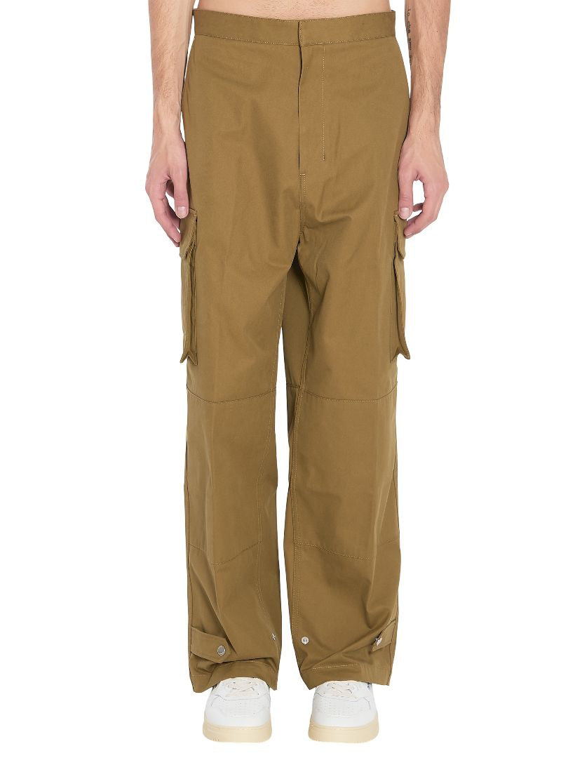 COTTON CARGO PANTS AMI Paris KHAKI XS