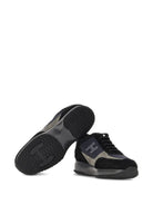 SUEDE AND SMOOTH LEATHER INTERACTIVE SNEAKERS WITH TECHNICAL FABRIC INSERTS Hogan