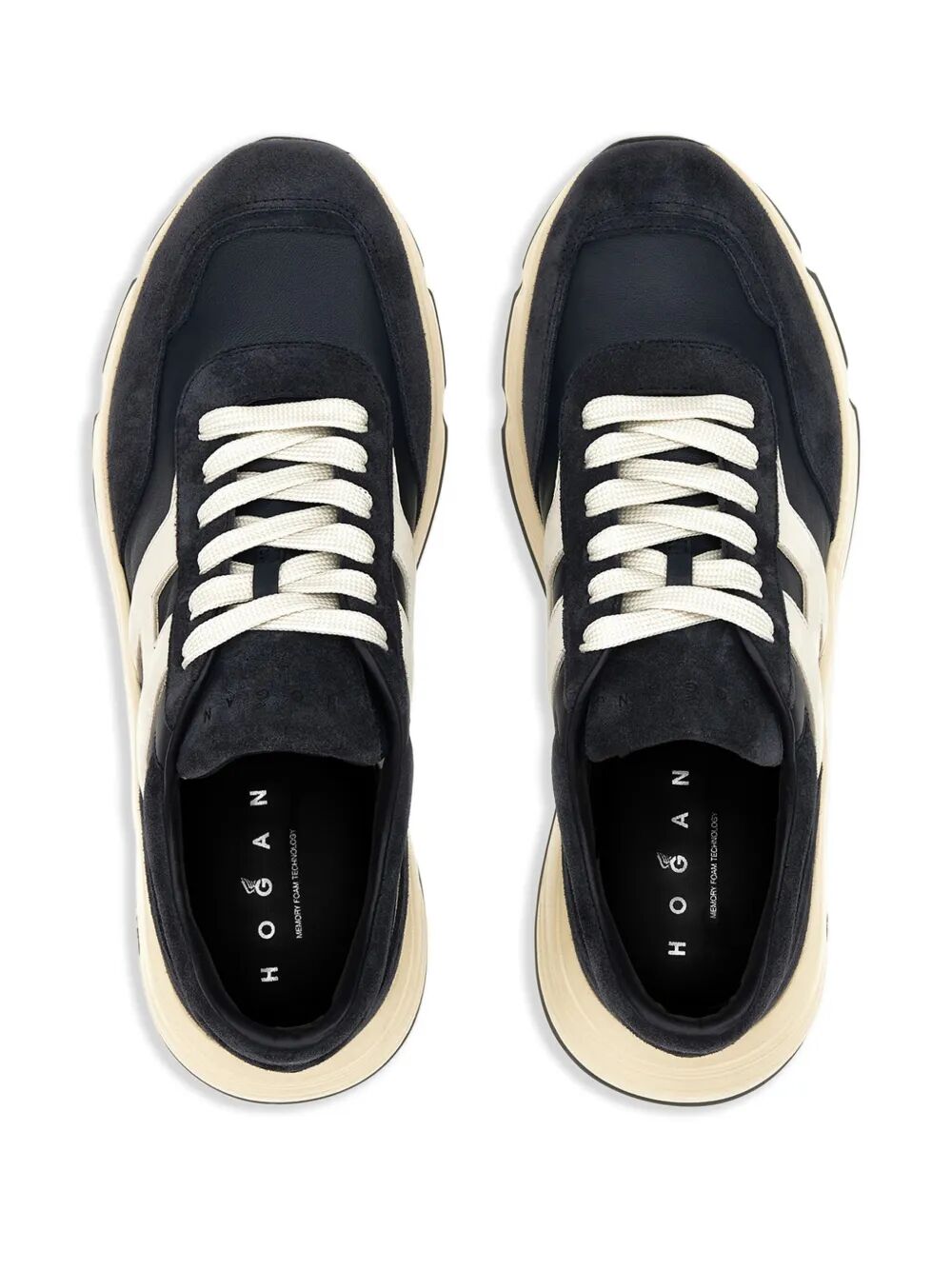 HYPERLIGHT SUEDE AND NAPPA LEATHER SNEAKERS Hogan