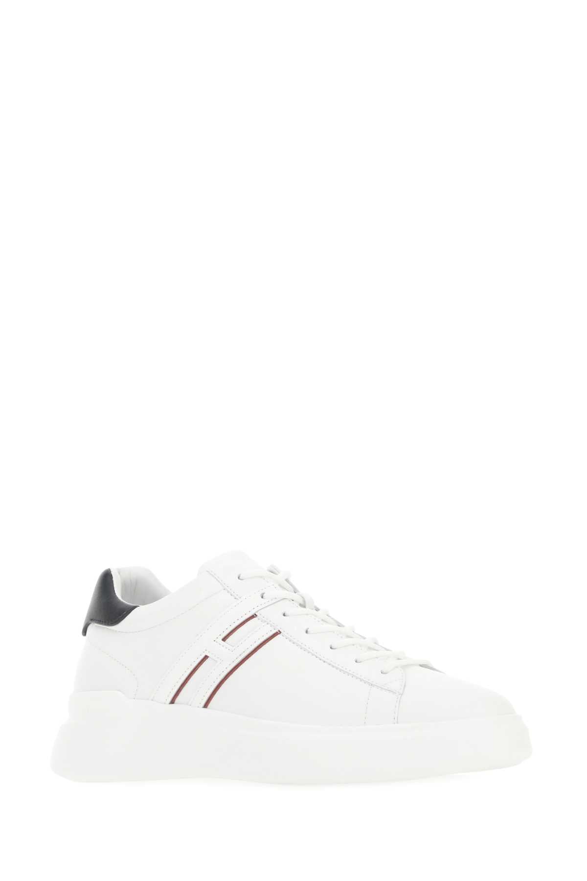 WHITE LEATHER H580 SNEAKERS Hogan