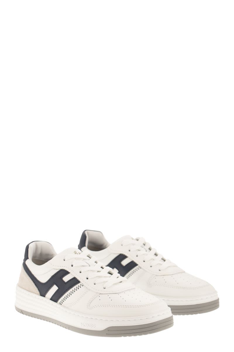 WHITE LEATHER H630 SNEAKERS Hogan