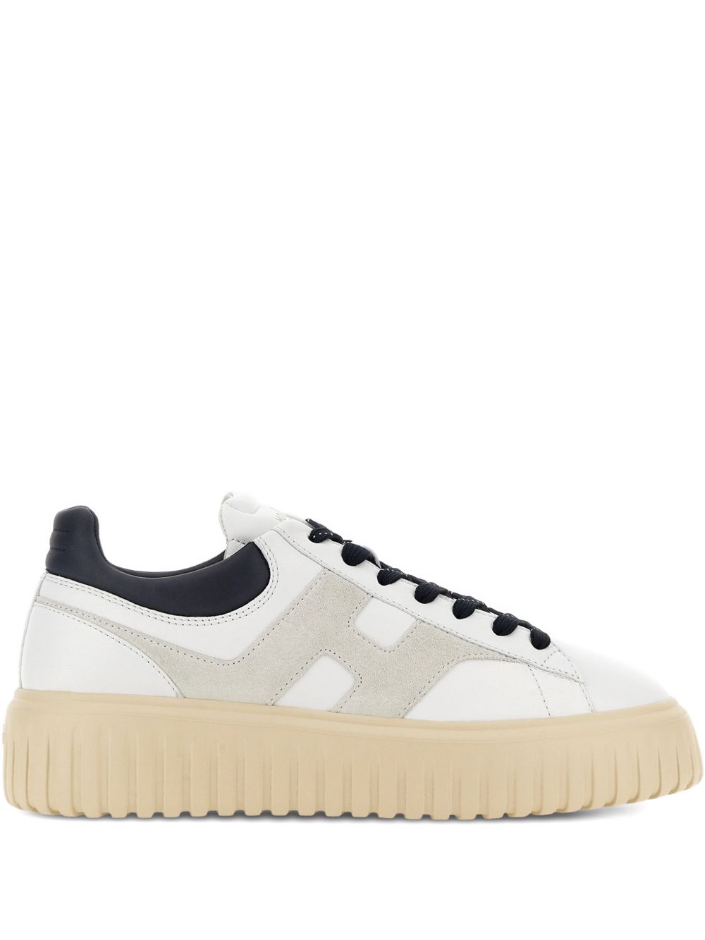 H-STRIPES LEATHER SNEAKERS Hogan WHITE 10