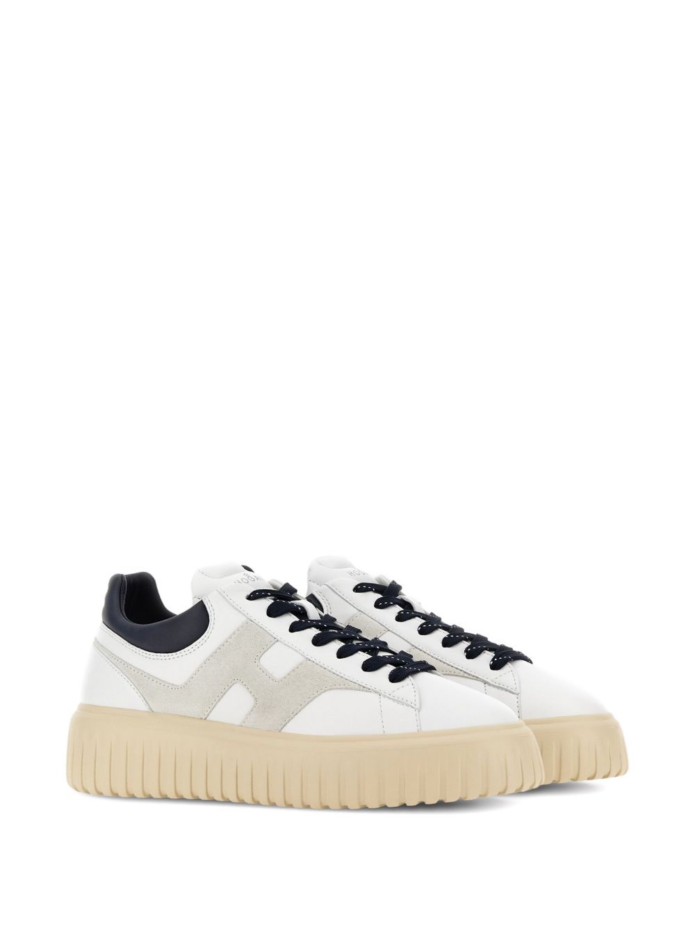 H-STRIPES LEATHER SNEAKERS Hogan