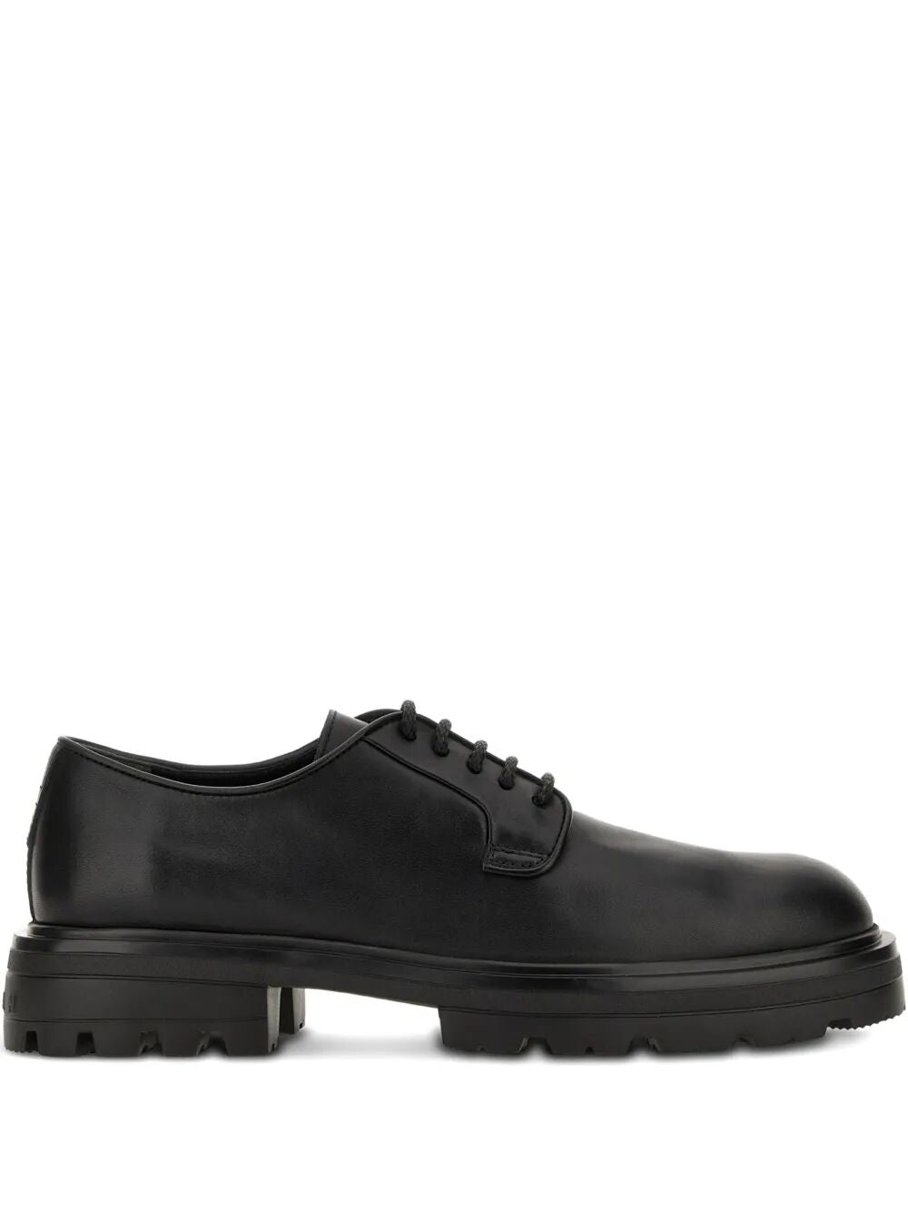 H673 SMOOTH LEATHER DERBY Hogan BLACK 6