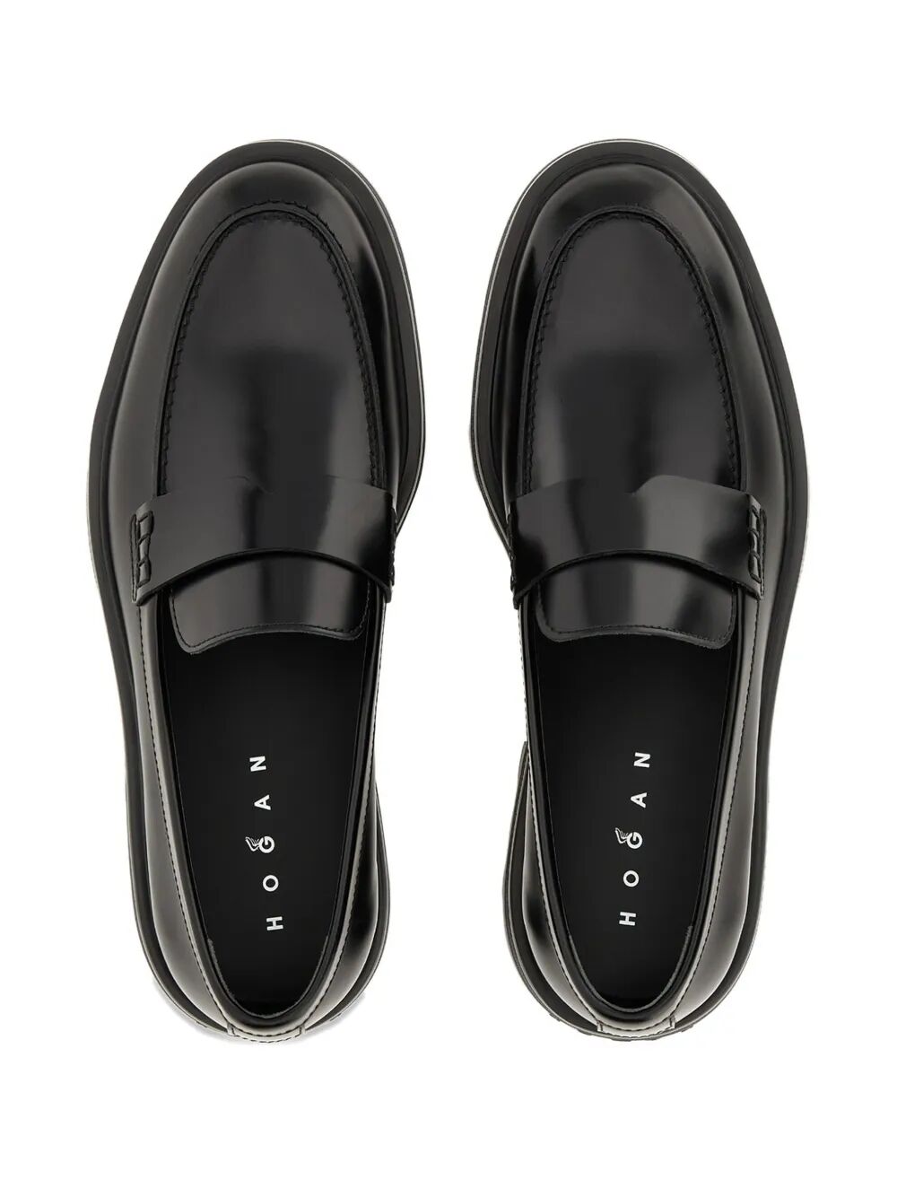 H673 LEATHER LOAFERS Hogan